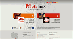 Desktop Screenshot of metalmix.pl