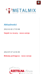 Mobile Screenshot of metalmix.info